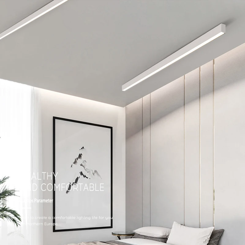 $57.00 Living room without main light lighting minimalist ceiling light aisle balcony bedroom dining room surface mounted linear light