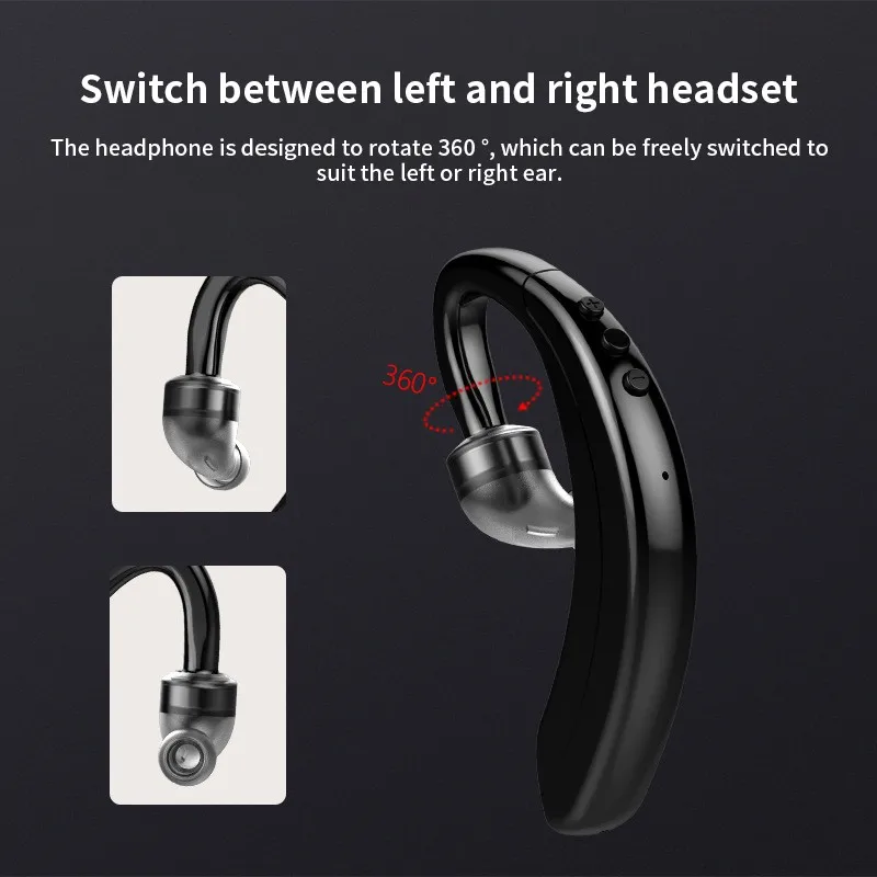 M20 Bluetooth Earphone Wireless Handfree Single Earhook Headset Talking Time with Microphone for Car Driver | Электроника
