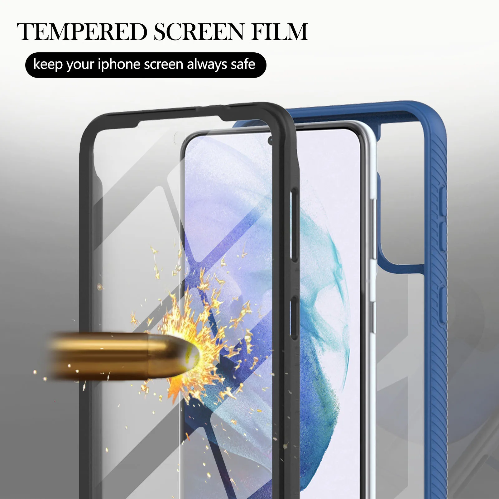 

Phone Case For Samsung Galaxy S20 FE S21 Plus A21S A51 A71 A31 4G 5G Note 20 Luxury 3 in 1 Anti-fall Heavy Protection Back Cover