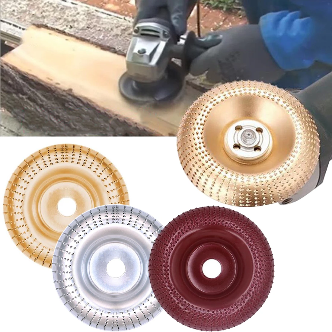 

Tungsten Carbide Wood Sanding Carving Shaping Disc for Angle Grinder Grinding Polishing Rotary Wheel Plate Abrasive Tool