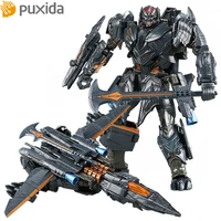 puxida plane robot transformation anime action figure movie toys cool children gifts alloy version with gun weapon modelys02