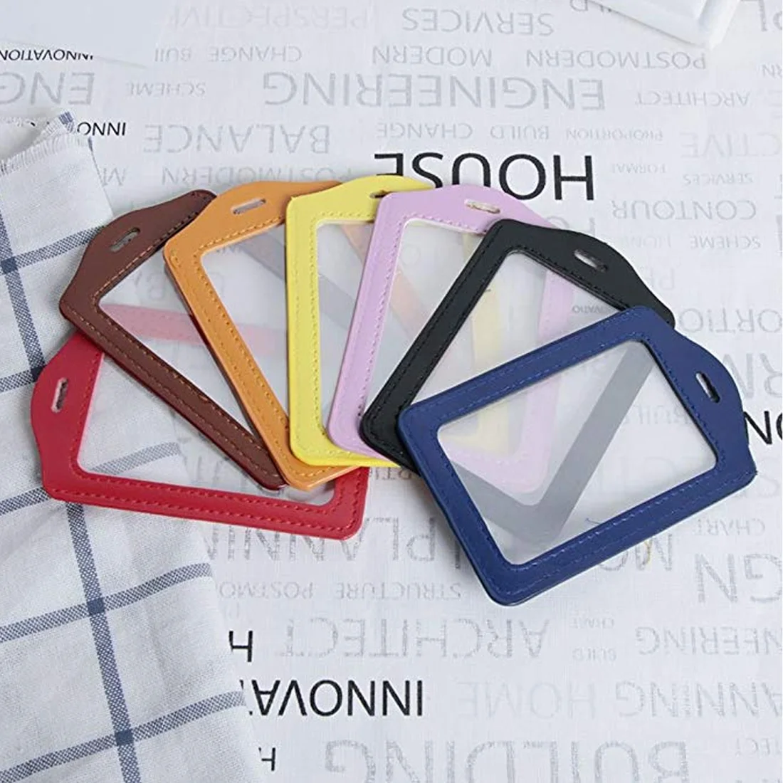 Чехол для удостоверения личности из искусственной кожи комплект с отделением