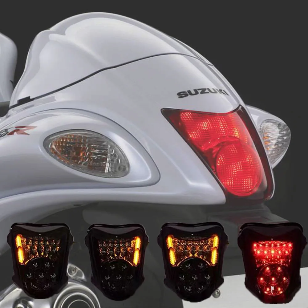 Светодиодный задний фонарь указатель поворота для SUZUKI GSXR GSX-R 1300 HAYABUSA 2008-2014 2012 2013
