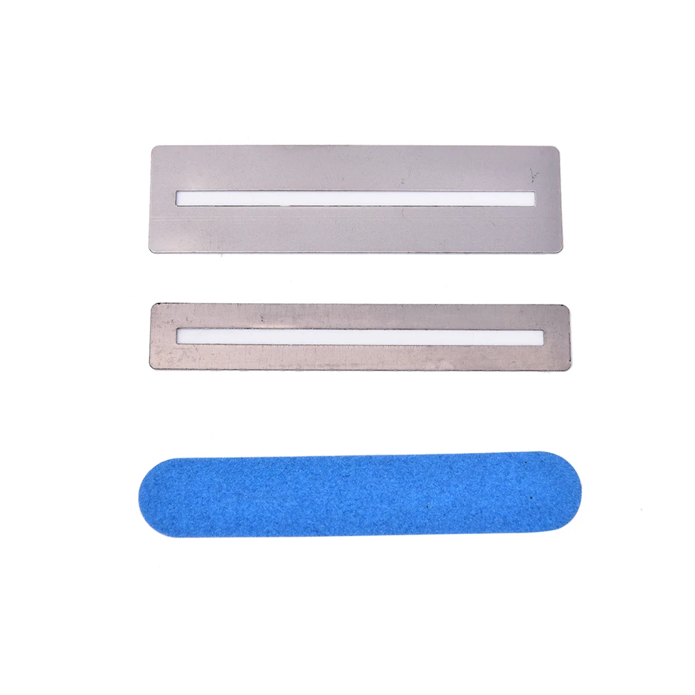 

3Pcs/set Guitar fret Repairing Tool Set Stainless Steel Protector shims & Sanding Polish Musical instrument sand bar gasket
