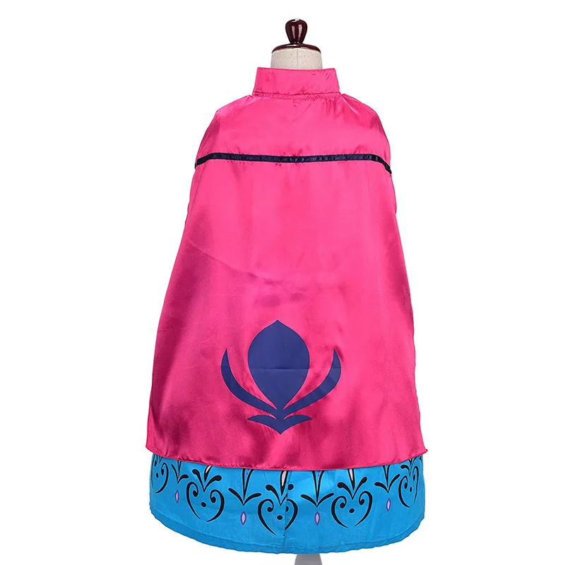 Платье для коронации Эльзы и Анны девочек Детский карнавальный костюм Снежной