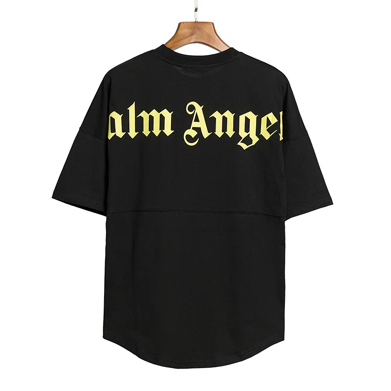 

Palm Angels short-sleeved t-shirt with big letters printed behind the high street men and women of the same style