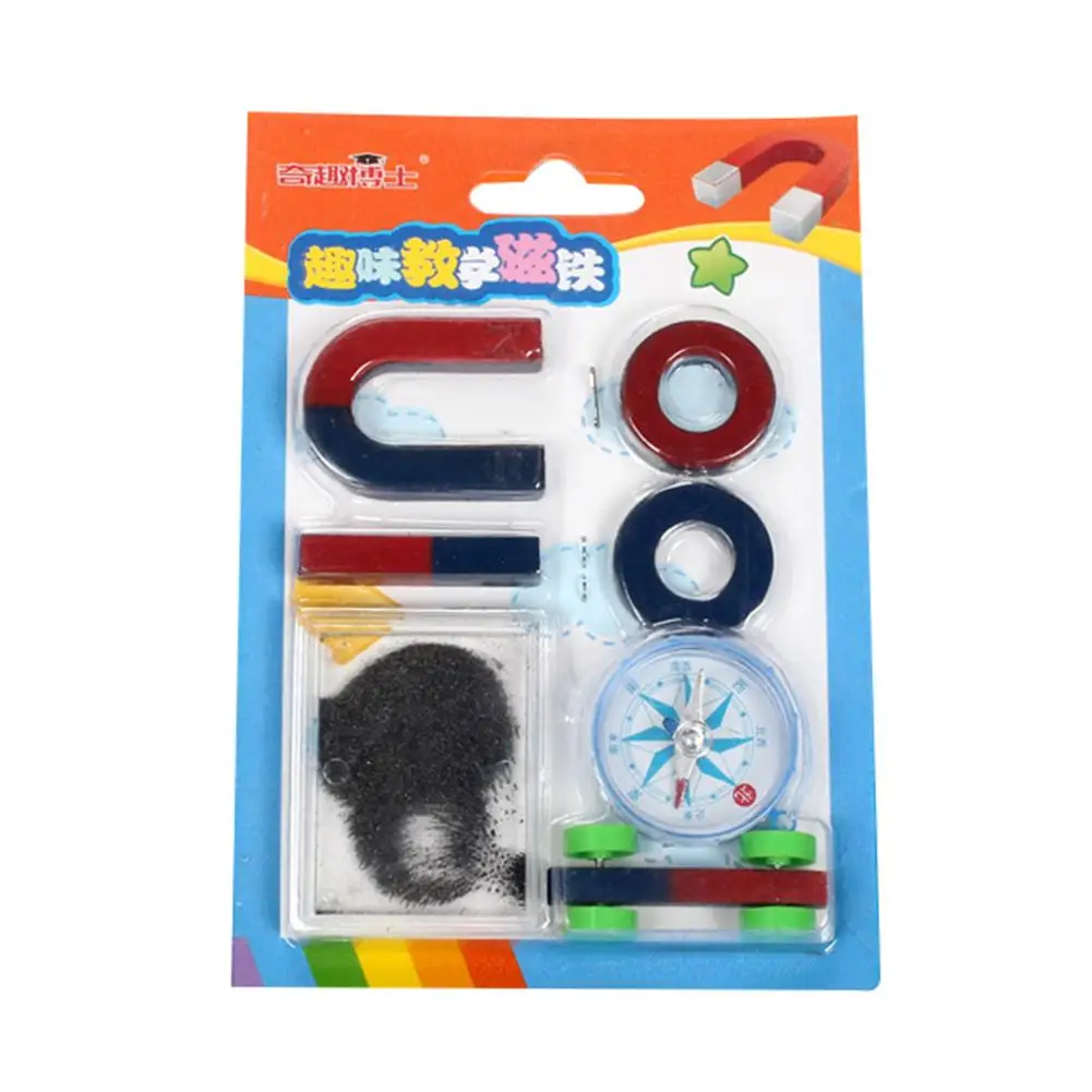 Bar Ring U-shape Compass Magnet Set Education Science Experiment Tools Kid Toy | Игрушки и хобби