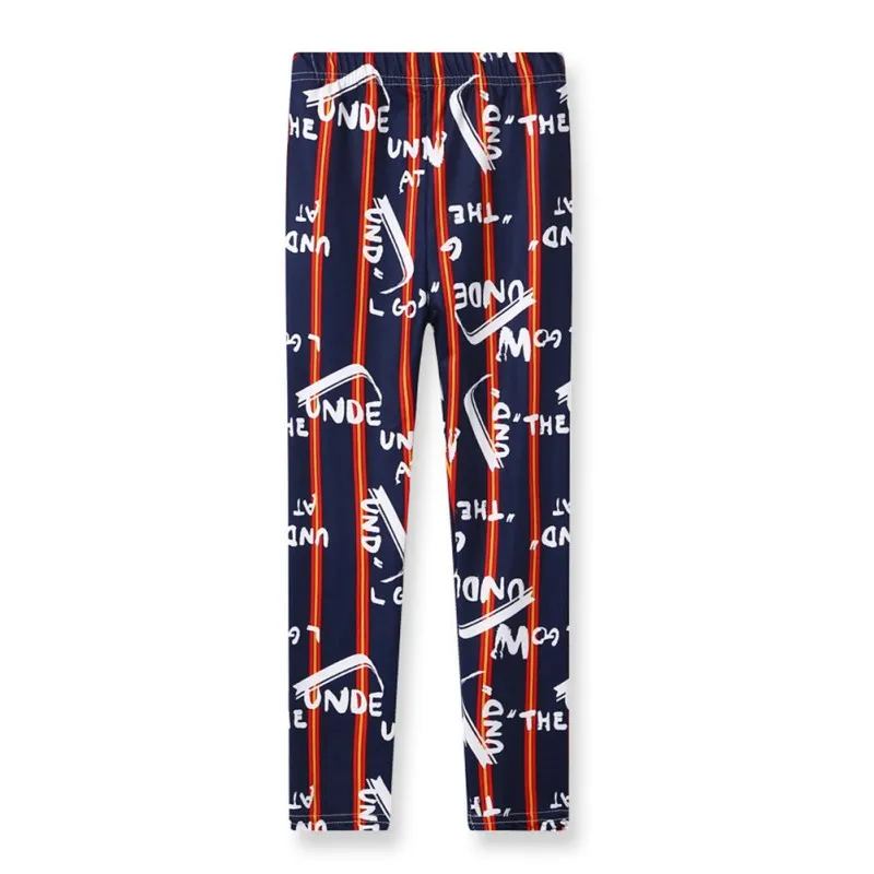 Новинка 2019 штаны для маленьких девочек с рисунком звезды леггинсы Детские милые