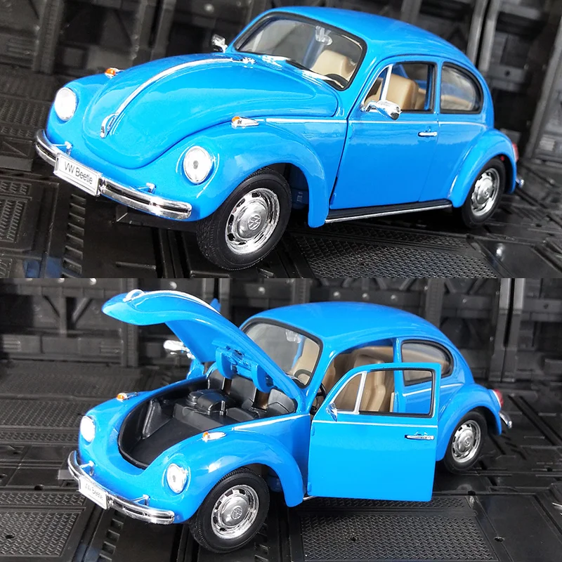 Классическая модель автомобиля Welly 1:24 Volkswagen Beetle Литые и игрушечные автомобили