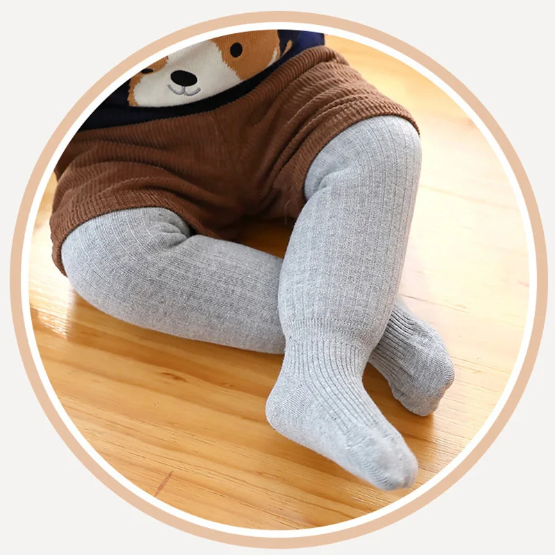 Pantimedias de oto&ntilde;o e invierno para ni&ntilde;os, medias gruesas para ni&ntilde;as, Ropa para Ni&ntilde;as, calcetines de fondo para ni&ntilde;os de 0 a 8 a&ntilde;os-3