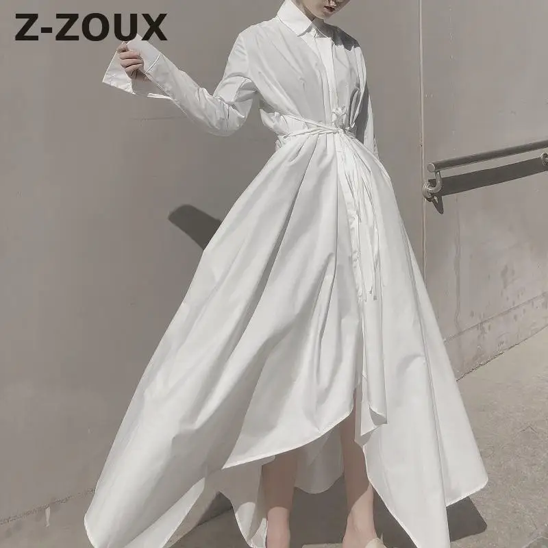 Z ZOUX женское платье с неровной повязкой и v образным вырезом винтажное