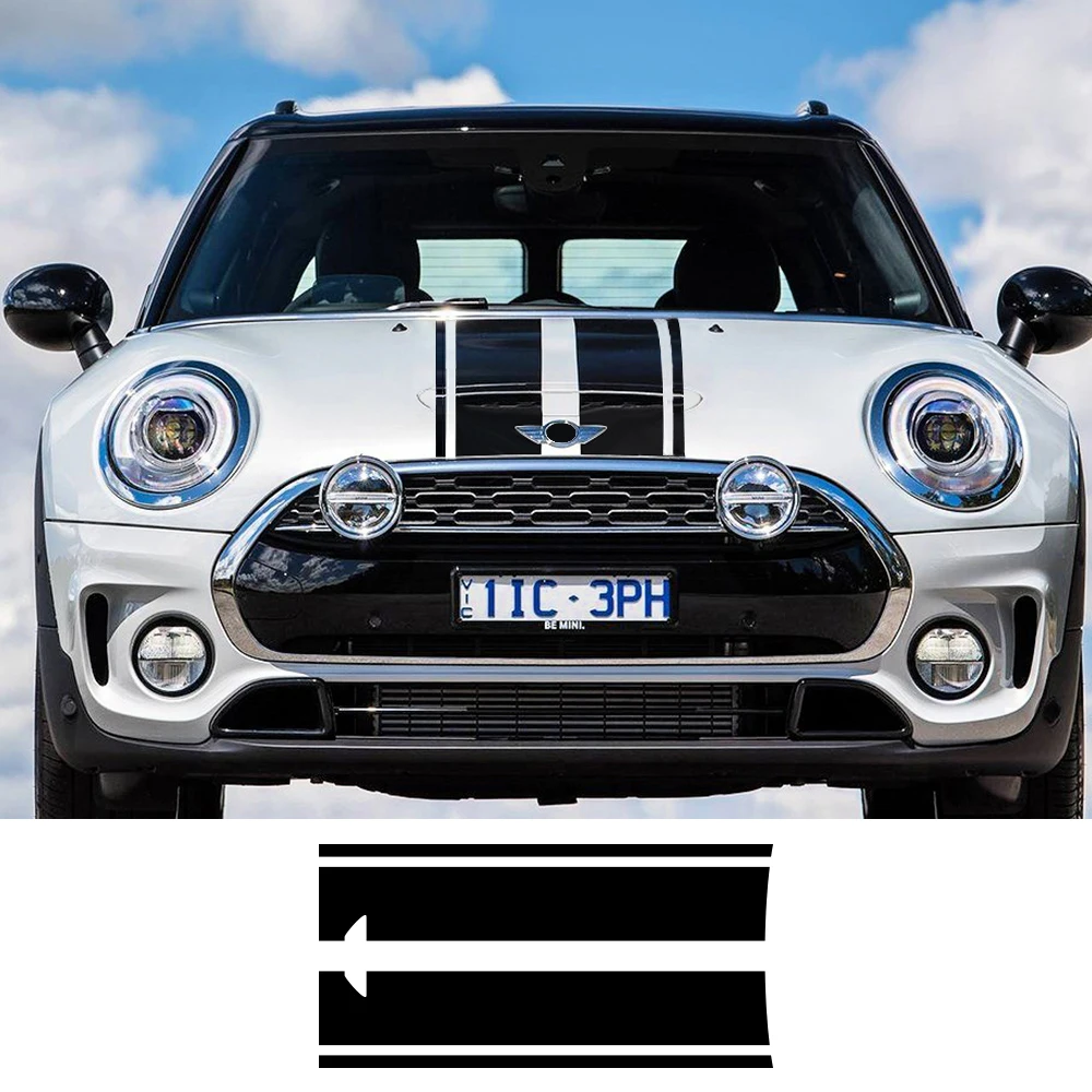 Автомобильный Стайлинг головной капюшон наклейка наклейки полоса для MINI Cooper S One