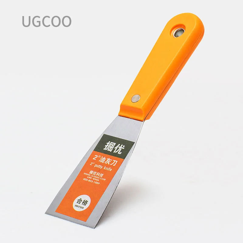 

2 дюйма Нож для шпатлевки 1 шт. скребок лезвие скребок лопатка углеродистая сталь пластиковая ручка настенный штукатурный Нож Ручной инструмент