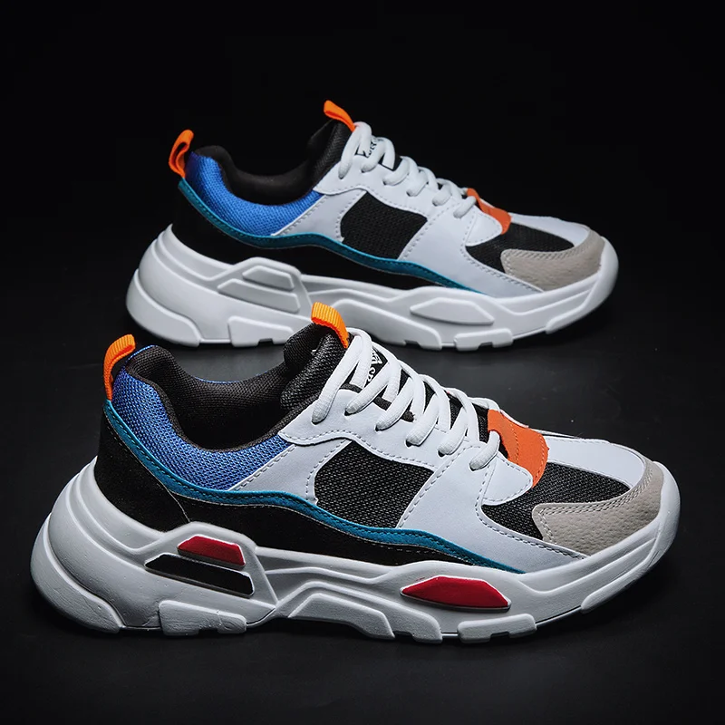 Кроссовки мужские спортивные на толстой подошве модные для улицы | Спорт и