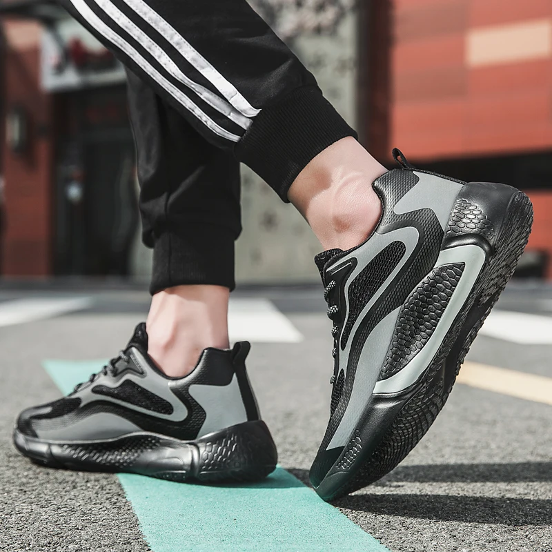 Мужские Нескользящие кроссовки для бега легкие дышащие износостойкие спорта и