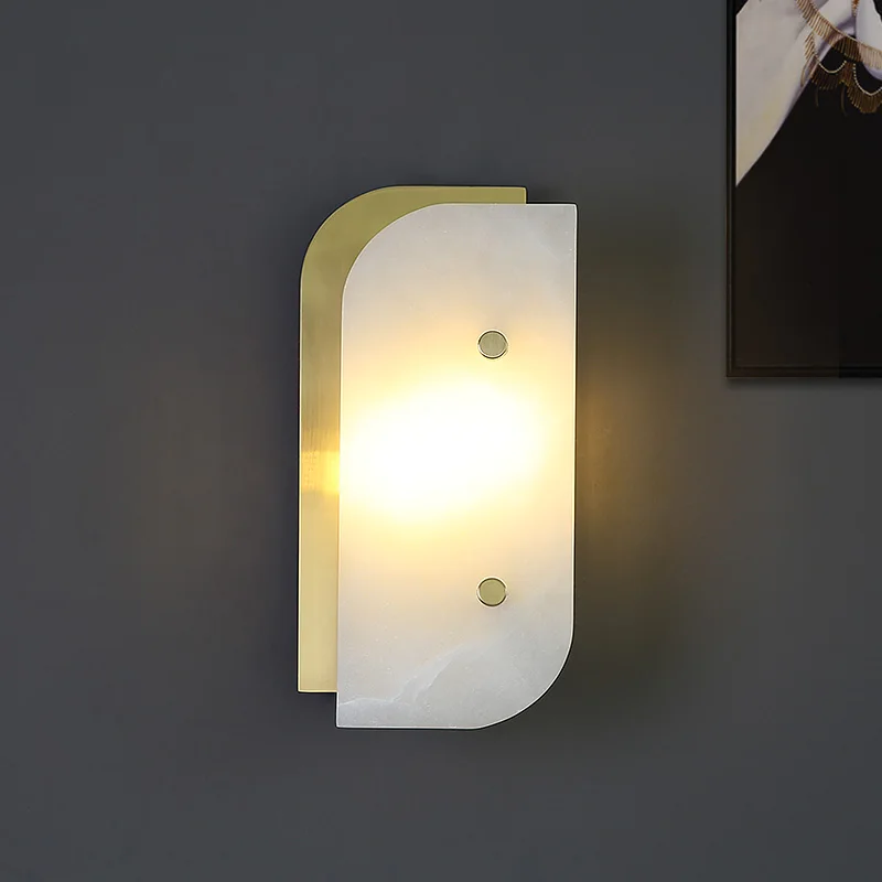 

LED Wall Lamp Living Room Corridor Wall Sconce Hotel Room Bathroom Led Wall Lights Golden Metal Atmosphere Indoor Lighting