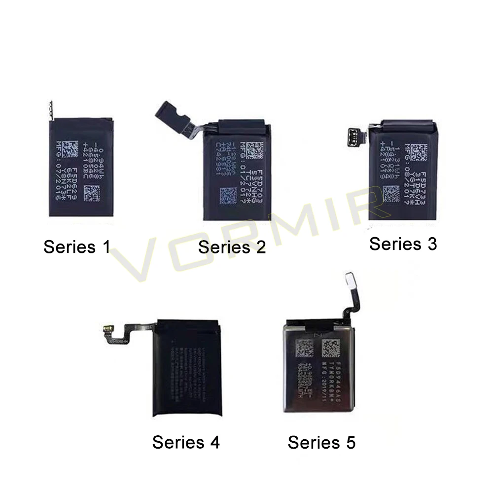 Высококачественные Сменные Аккумуляторы для Apple Watch Series 1 2 3 4 5 6 S4 S2 S3 GPS + LTE 38 мм 42 40