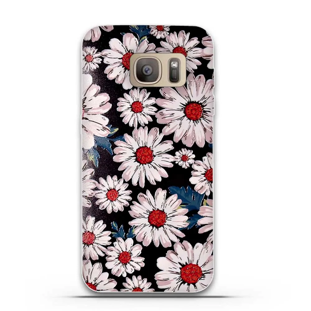 Чехол для Samsung Galaxy S5 S6 S7 мягкий силиконовый чехол из ТПУ с мультяшным рисунком Edge