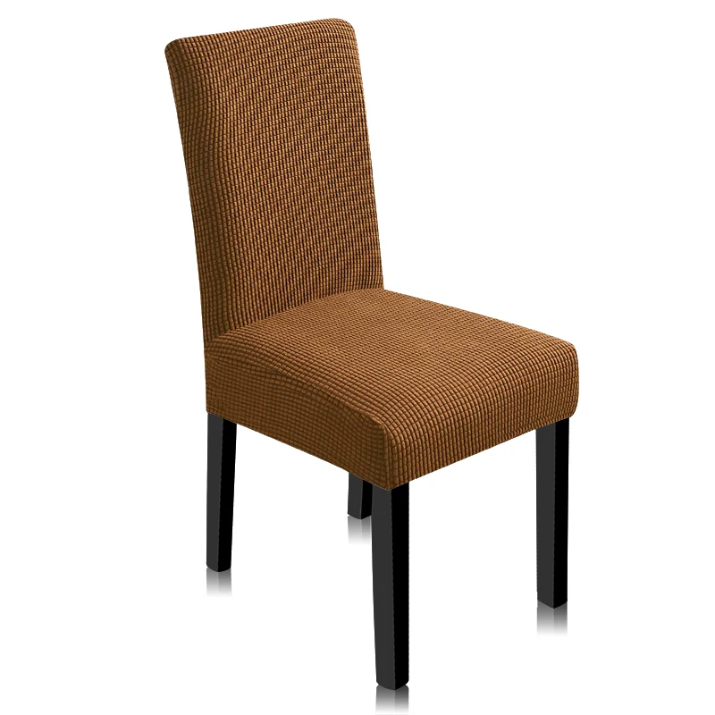 

Solid Color Chair Cover Stretch Elastic Slipcovers Chair Covers For Dining Room Kitchen Wedding Banquet Hotel 1/2/4/6pcs