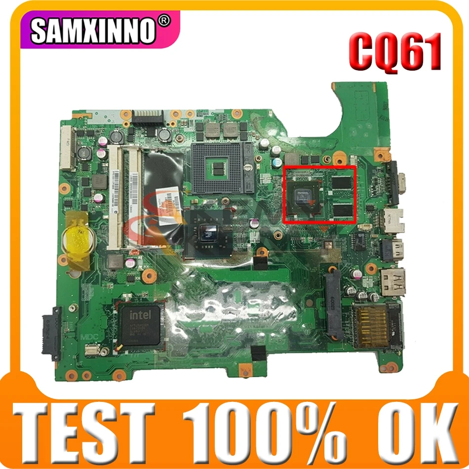 

Материнская плата AKemy для ноутбука HP CQ61, материнская плата PM45 DA00P6MB6D0 517837-001 517837-601, видеокарта