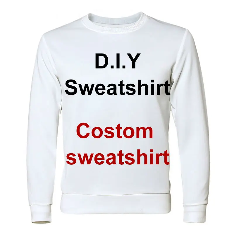 Индивидуальная Толстовка 3D печать Diy пользовательский дизайн мужская женская