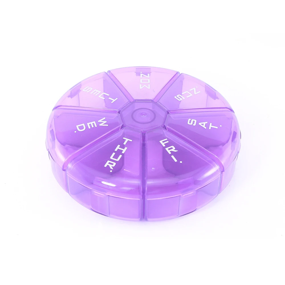 1pc 7 days weekly pill storage box medicine box holder container portable ransparent mobile phone mainboard ic parts storage box free global shipping