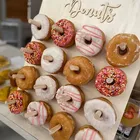 Деревянный многоразовый деревенский держатель для досок пончик для детских душевых Свадебные вечерние пончики 16 пончиков