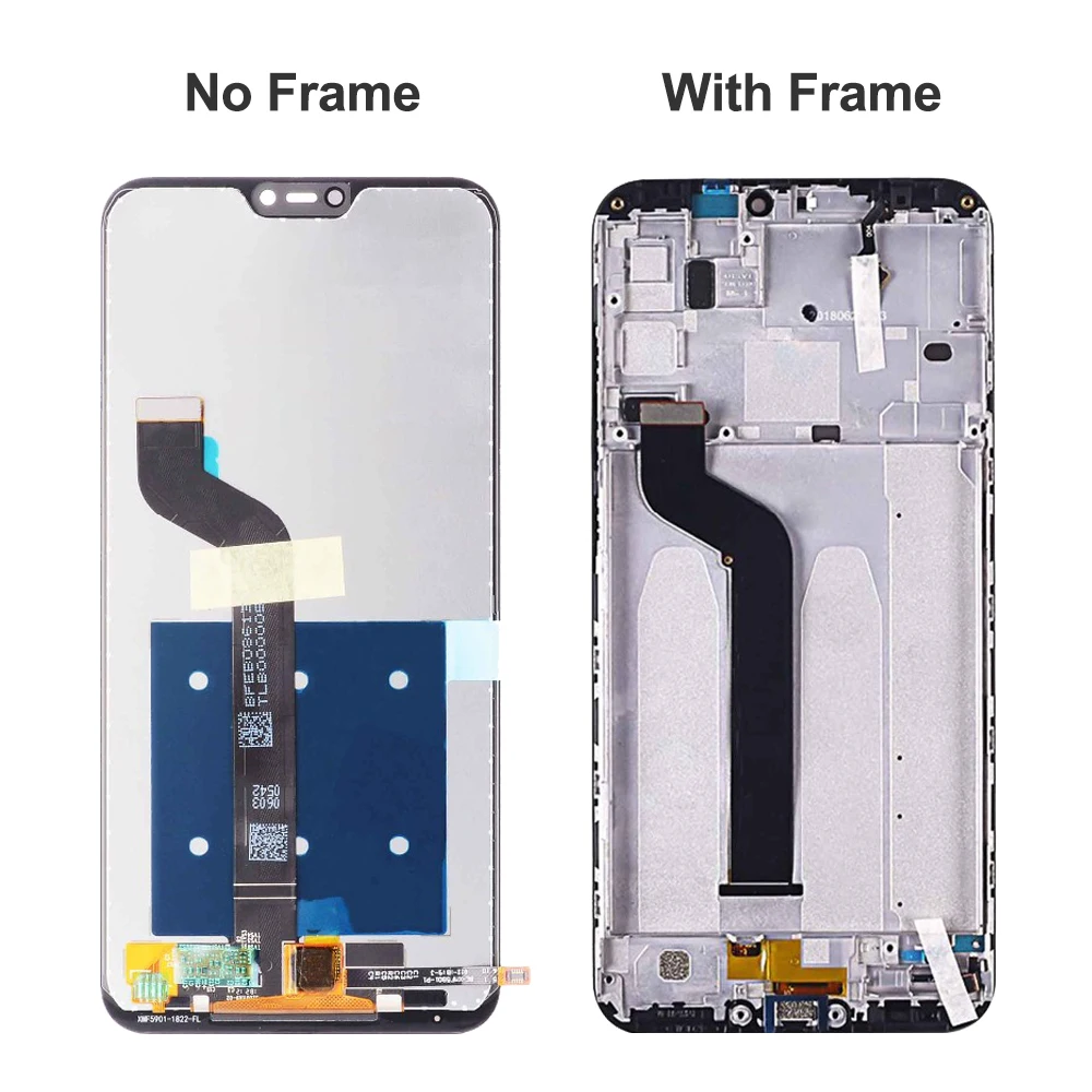 Для 5,8" Xiaomi mi A2 Lite ЖК-экран рамка+ сенсорный экран панель дигитайзер сборка Замена для Red mi 6 Pro