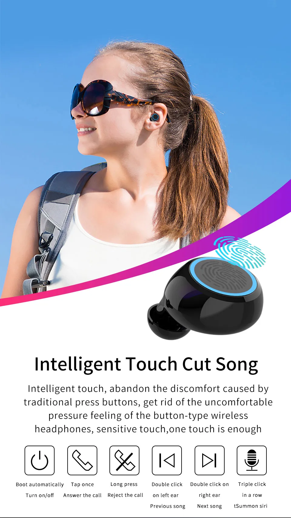 Новые наушники M11 TWS Bluetooth 5,0 стерео объемные беспроводные Bluetooth наушники спортивные беспроводные гарнитуры с зарядным устройством