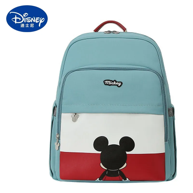 

Disney Mickey Minnie Diaper Bag Practical Backpack Mummy Bag Multifunctional Large Capacity Waterproof Outing Practical Handbag
