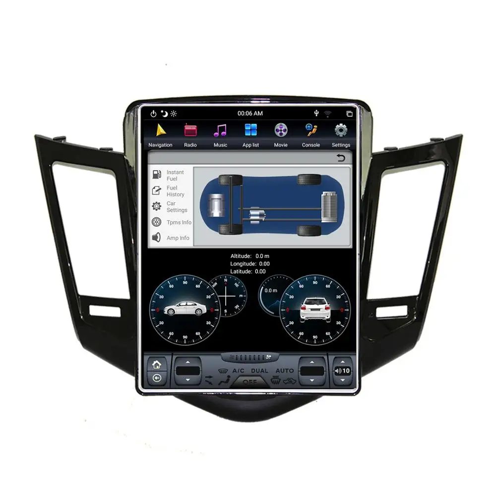 Автомобильное головное устройство 9 0 дюйма 4 Гб + 64 ГБ Android gps-навигация dvd-плеер для