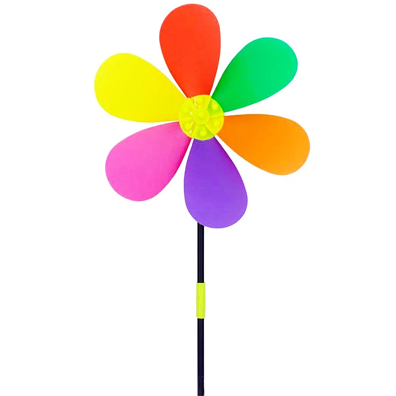 Новый красочный пластиковый цветочный Спиннер вертикальное колесо самосборка