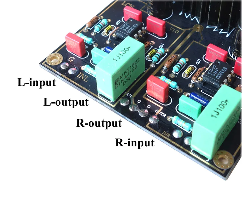 Виниловый проигрыватель NE5532 LME49720NA OPA2111 мм MC phono HiFi усилитель ссылка Германия двойная схема DIY комплект готовая плата A5-019
