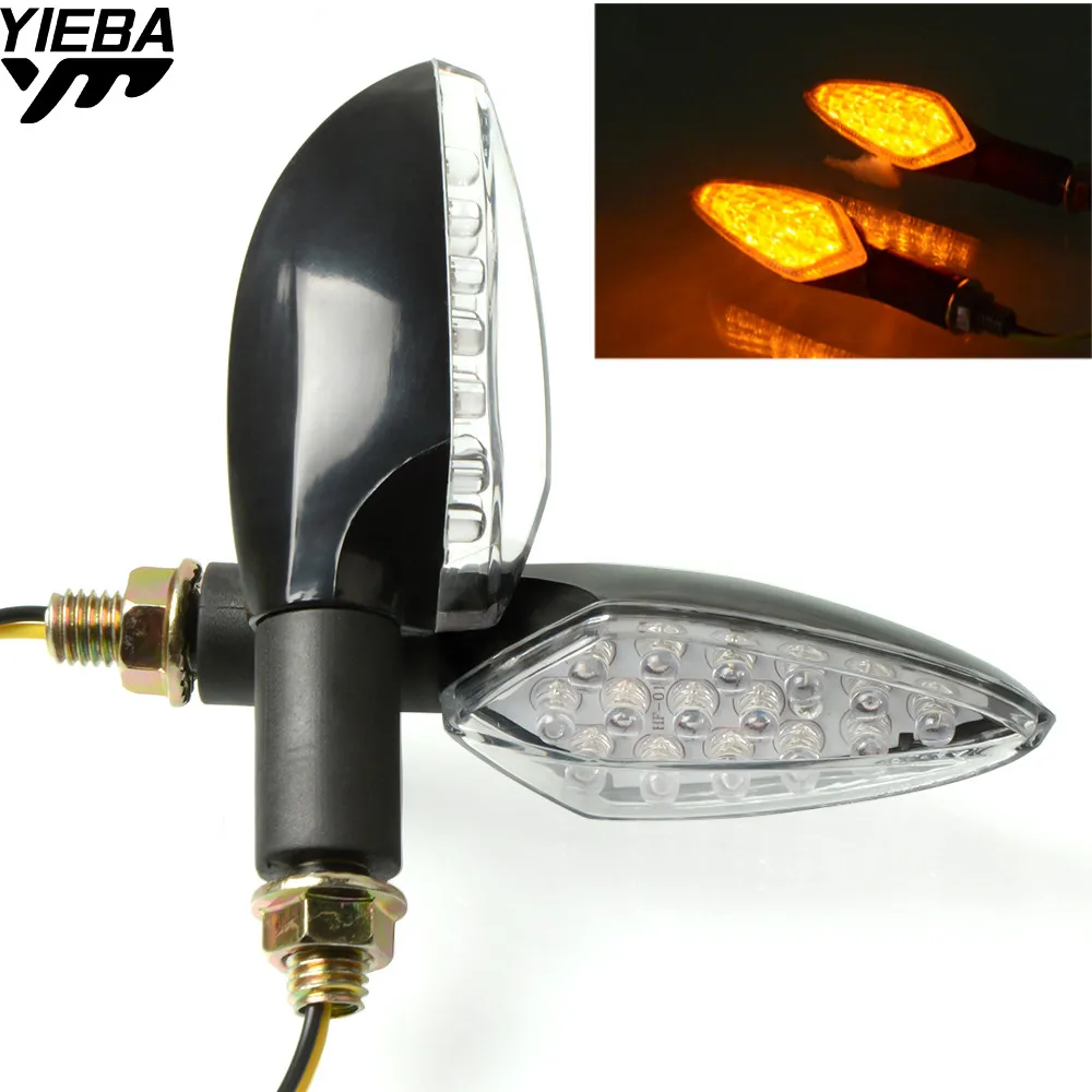 Указатели поворота для мотоцикла светодиодная лампа янтарного цвета