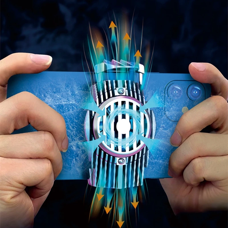 

X5 Mobile Phone Radiator Dual Cooling Fast Cooling Semiconductor Mute Phone Radiator for Live and Gaming wholesales