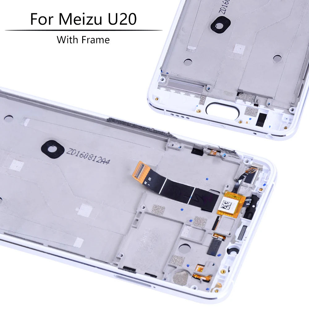 Original 5.5" LCD For Meizu U10 U20 Display Touch Screen with Frame Digitizer Assembly MEIZU Replacement | Мобильные телефоны и