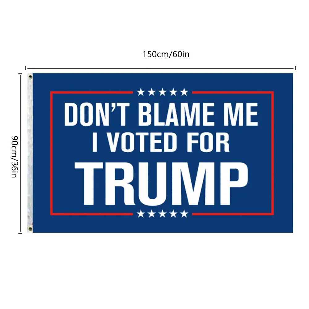 

Donald Trumps Banner Flag for 2024 President Election Support Accessories Garden Outside Porch House Home Decoration