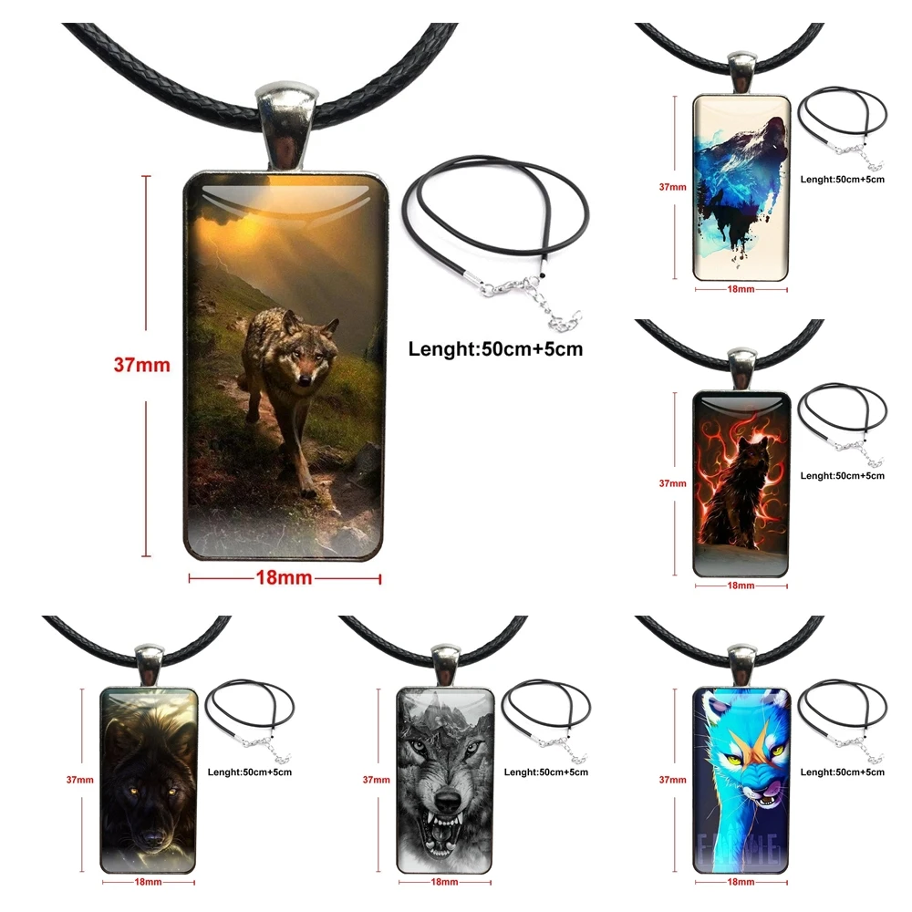 Регулируемая цена ювелирные изделия Lvoe с черными волками и стальным покрытием