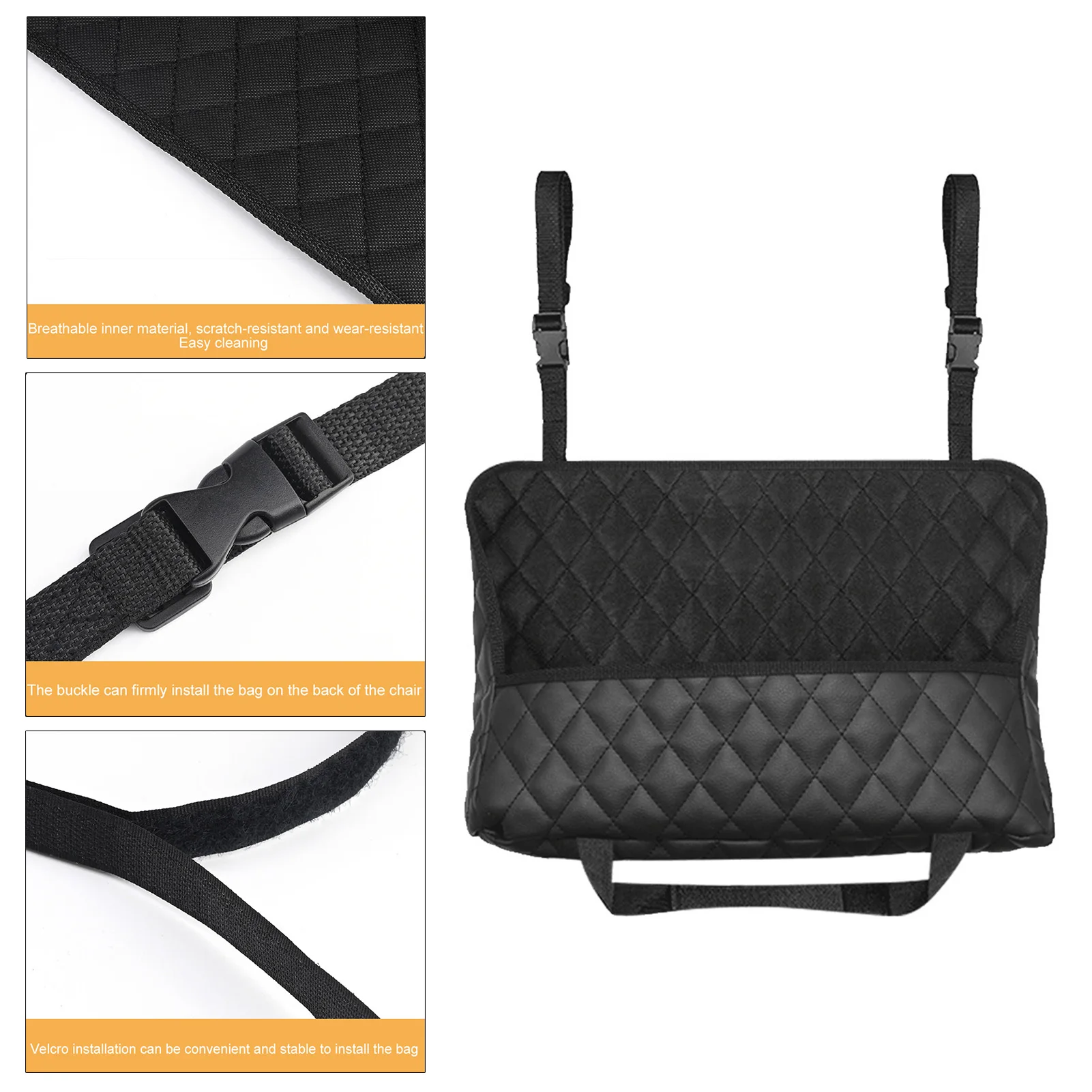 

Car Seat Back Organizer Automotive Storage Bag Pocket Handbag