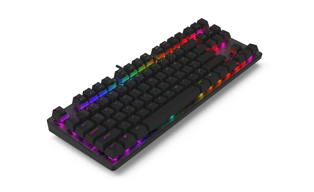 Умная утка xs87 87 Механическая клавиатура 80% TKL Горячая замена переключатель эффект