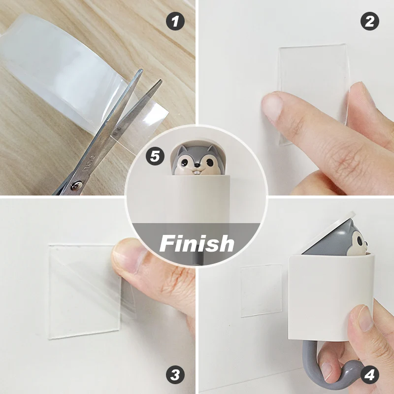 

1m/3m/5m Double Sided Washable Reuse Nano Magica Tape Strong Scotch Transparent Super Waterproof Self Adhesive Clear Stickers