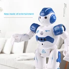 Умный робот на радиоуправлении, танцующий игрушечный робот с дистанционным управлением, рождественский подарок, электронные игрушки