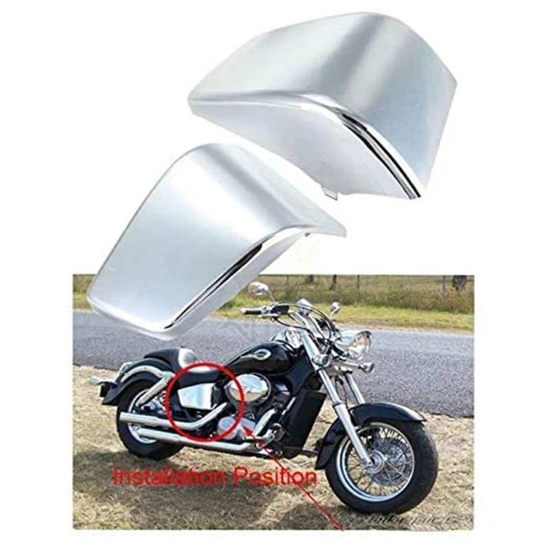 

for Honda 1997-2003 Shadow ACE VT400 VT750 VT 400 750 Motorcycle Battery Side Fairing Covers Cap Oil Tank Cover