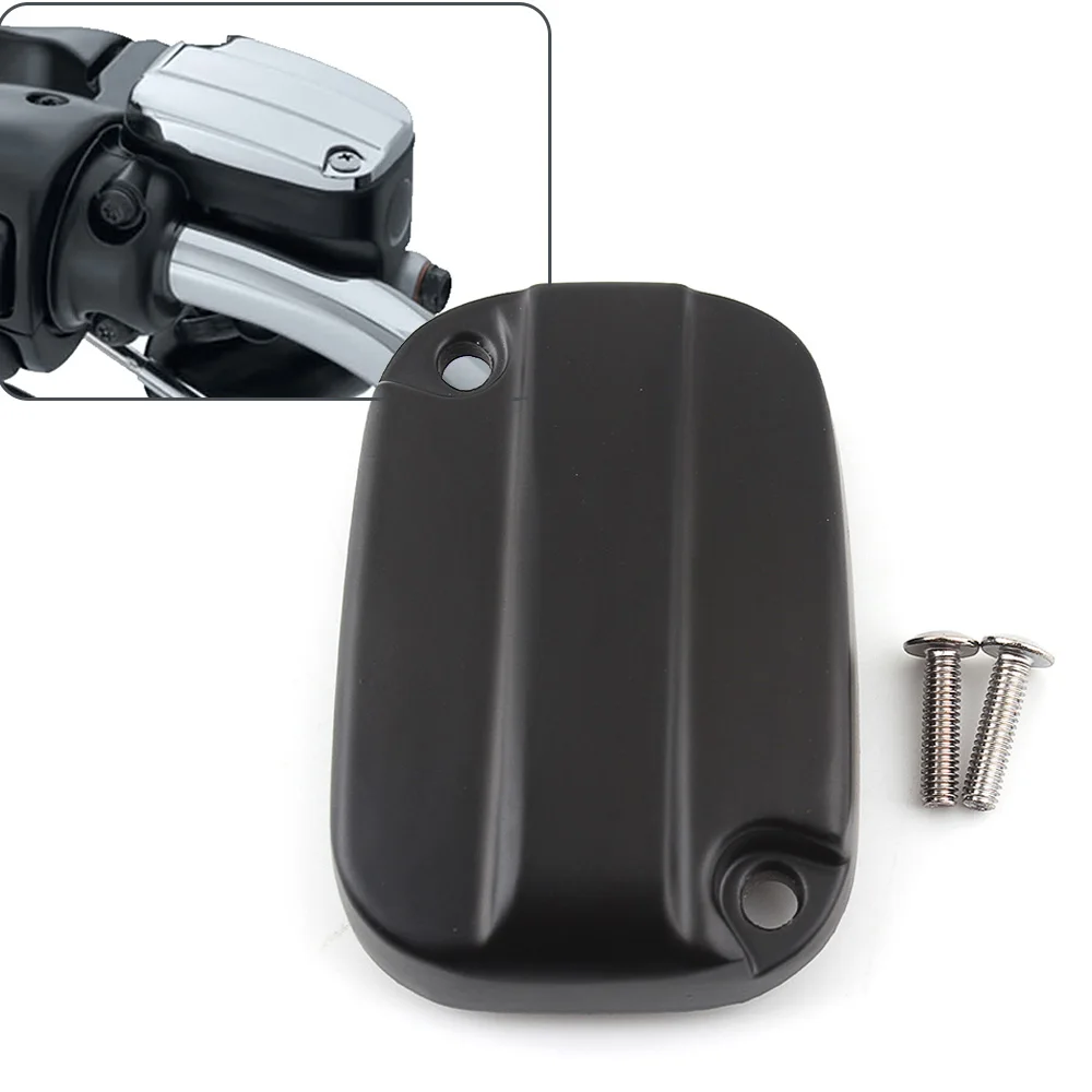 

Black Chrome Motorcycle Front Brake Clutch Master Cylinder Reservoir Cover Cap Fits For Harley Touring Road King Street Glide