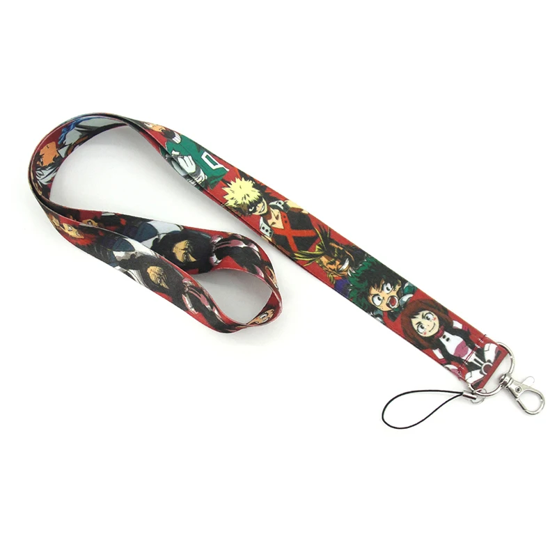 С героями из мультфильма Мой герой Академии брелок держатель ИД косплей