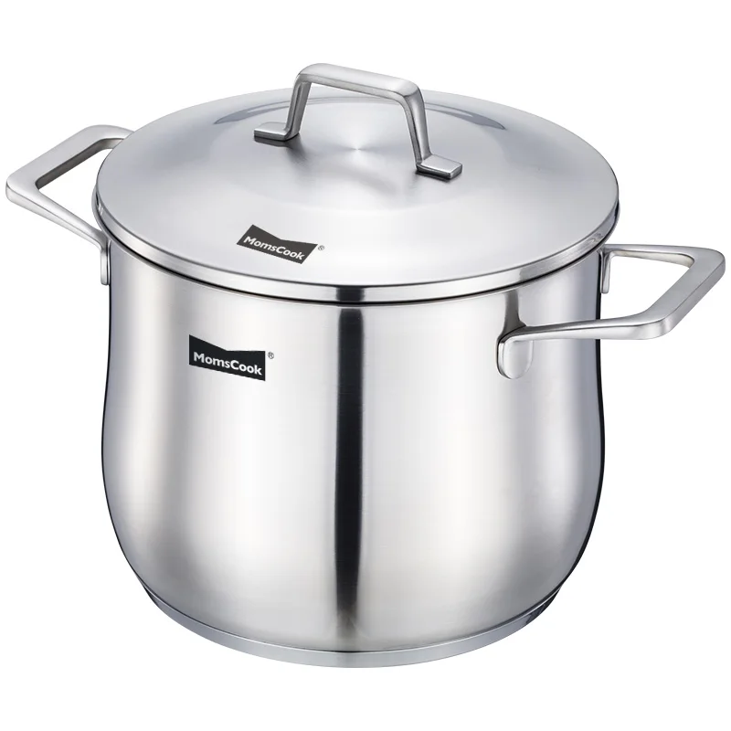 

No. 304 stainless steel pot home soup supercharging large capacity deepening oatmeal porridge pot stew supercharging pot