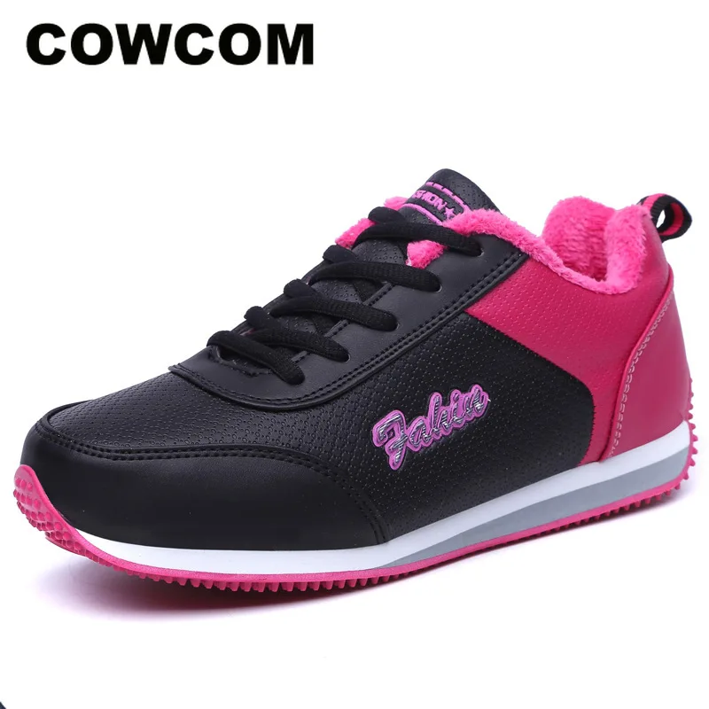 COWCOM/новая осенне зимняя спортивная обувь с плюшевой подкладкой Повседневная
