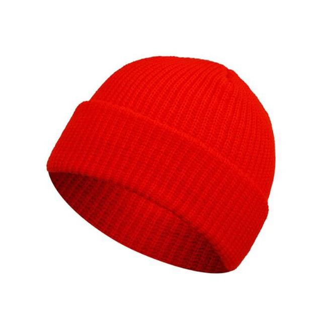 Winter Knit Mens Hat Skullcap Men 