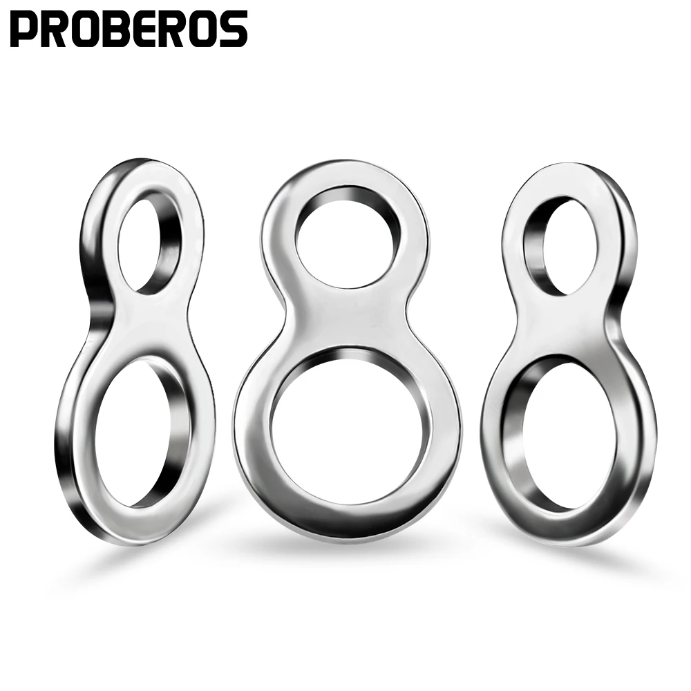 

PROBEROS 500 шт. рыболовные 400-600LBS поворотный Троллинг твердых серебряное кольцо джиг помочь крючок 304 Нержавеющая сталь рыболовные снасти