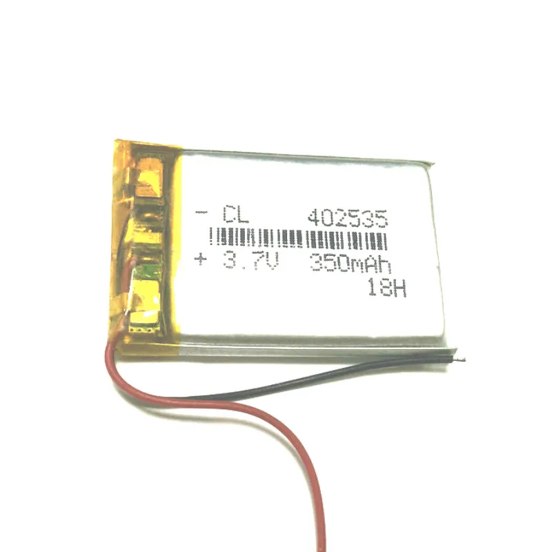 

Stonering 3,7 V 350mAh 402535 Li полимерная аккумуляторная батарея для MP3 MID Bluetooth GPS DVD